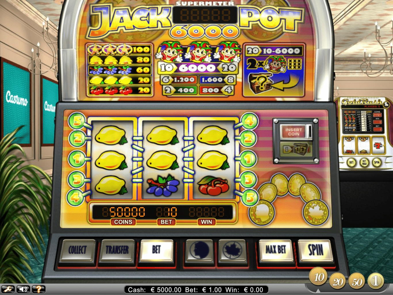 245 free spins at Casino Luck