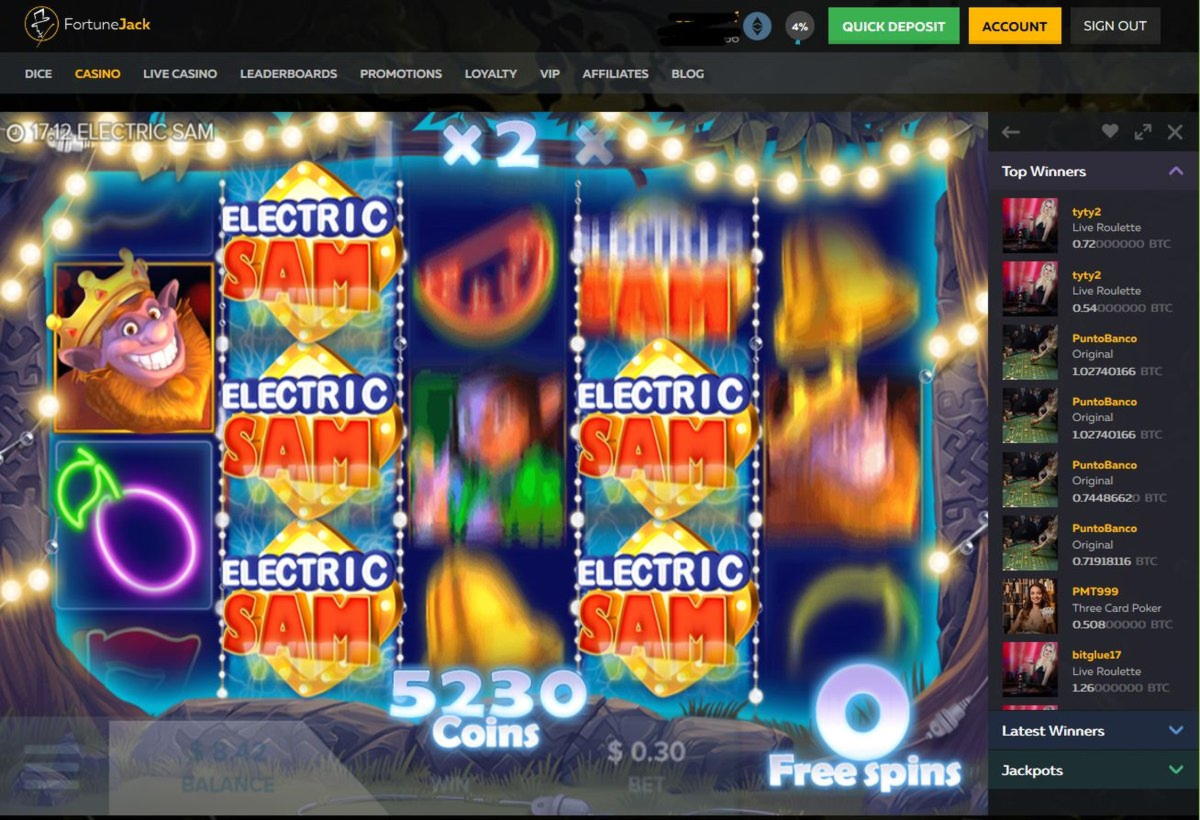 210 FREE SPINS at Slots Billion Casino