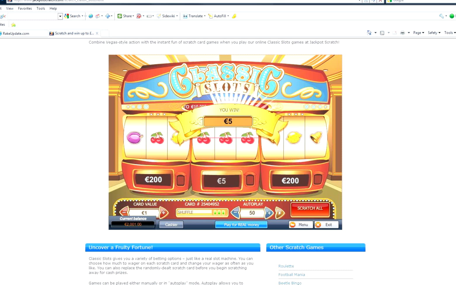 €885 Free Casino Tournament at Gluck24 Casino