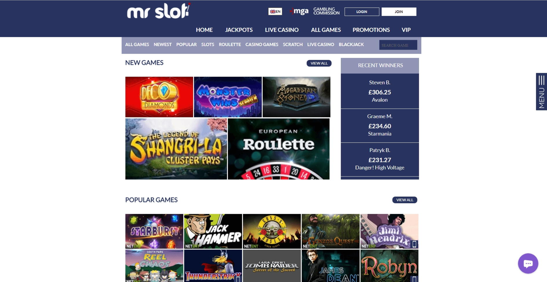 $250 Casino chip at BGO Casino