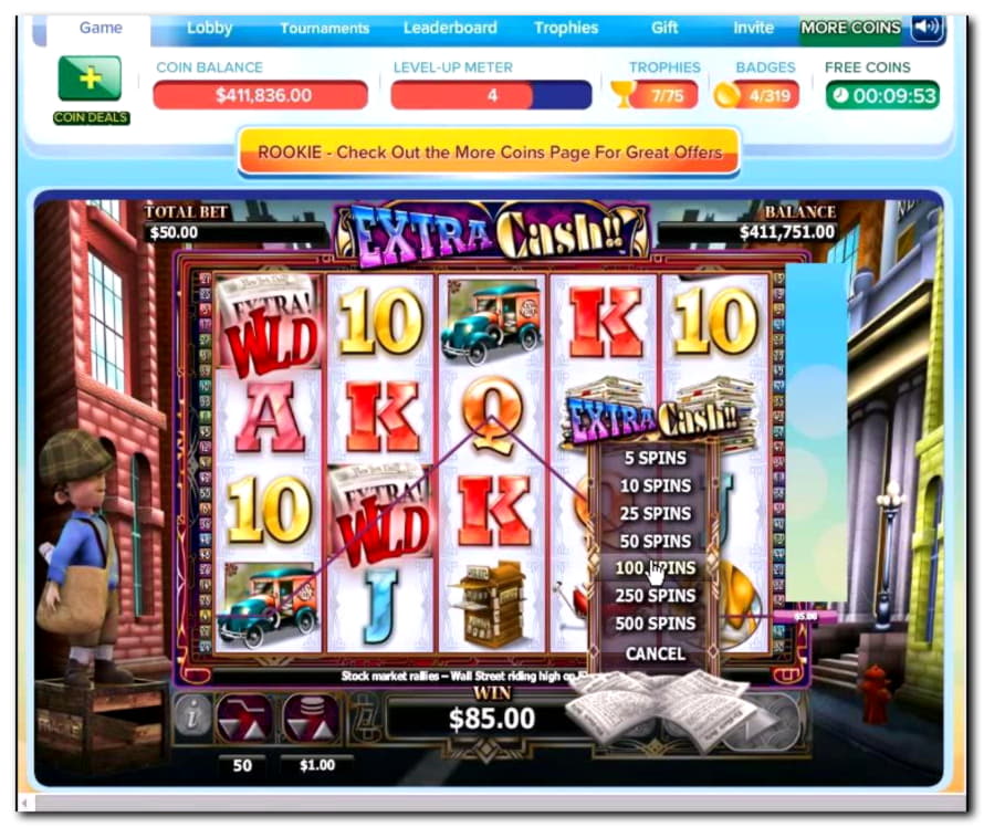 $115 Daily freeroll slot tournament at Energy Casino