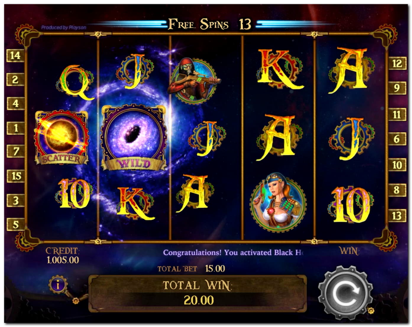 135 Free spins no deposit at BGO Casino
