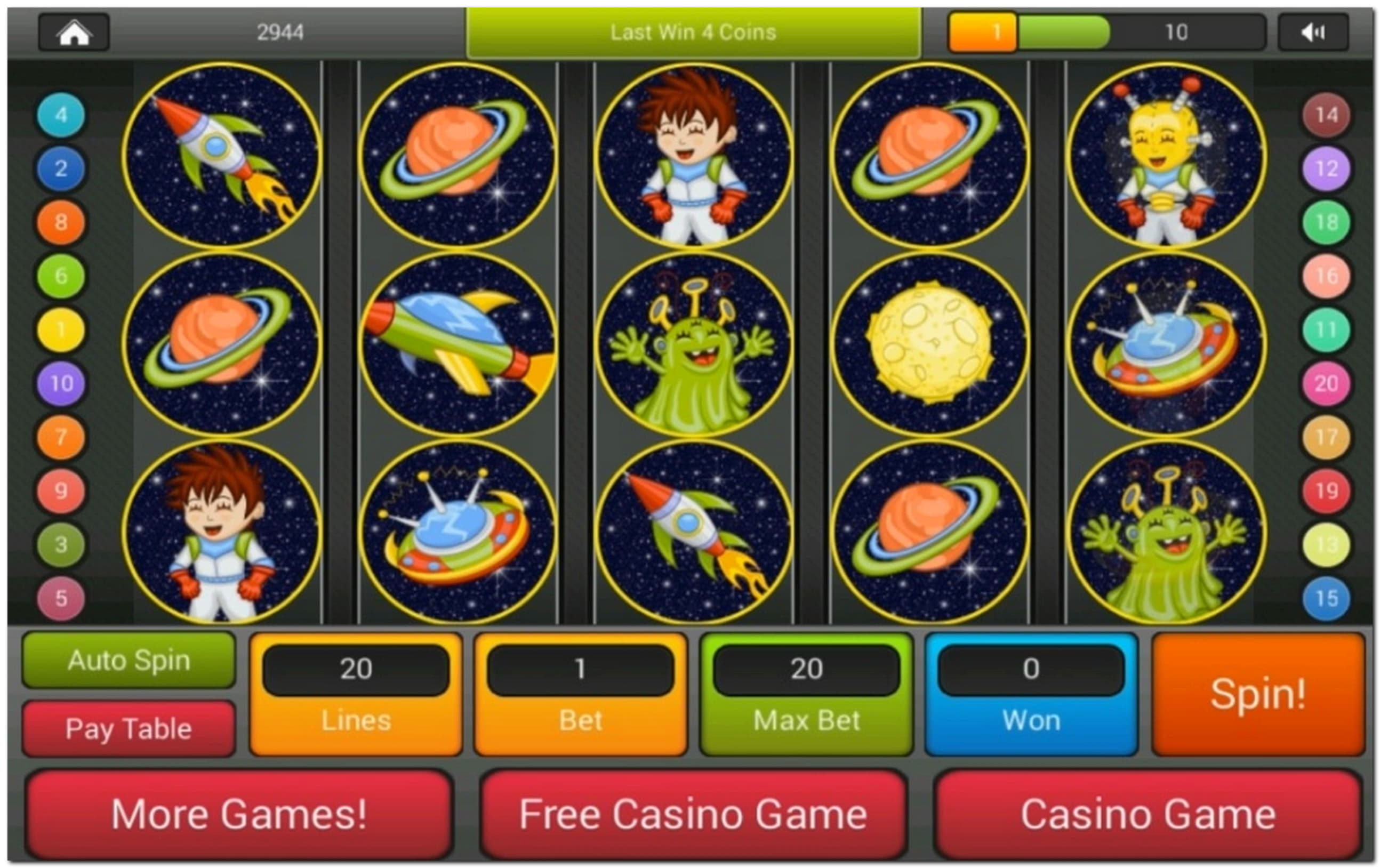 EURO 2765 No deposit bonus at Casino Luck
