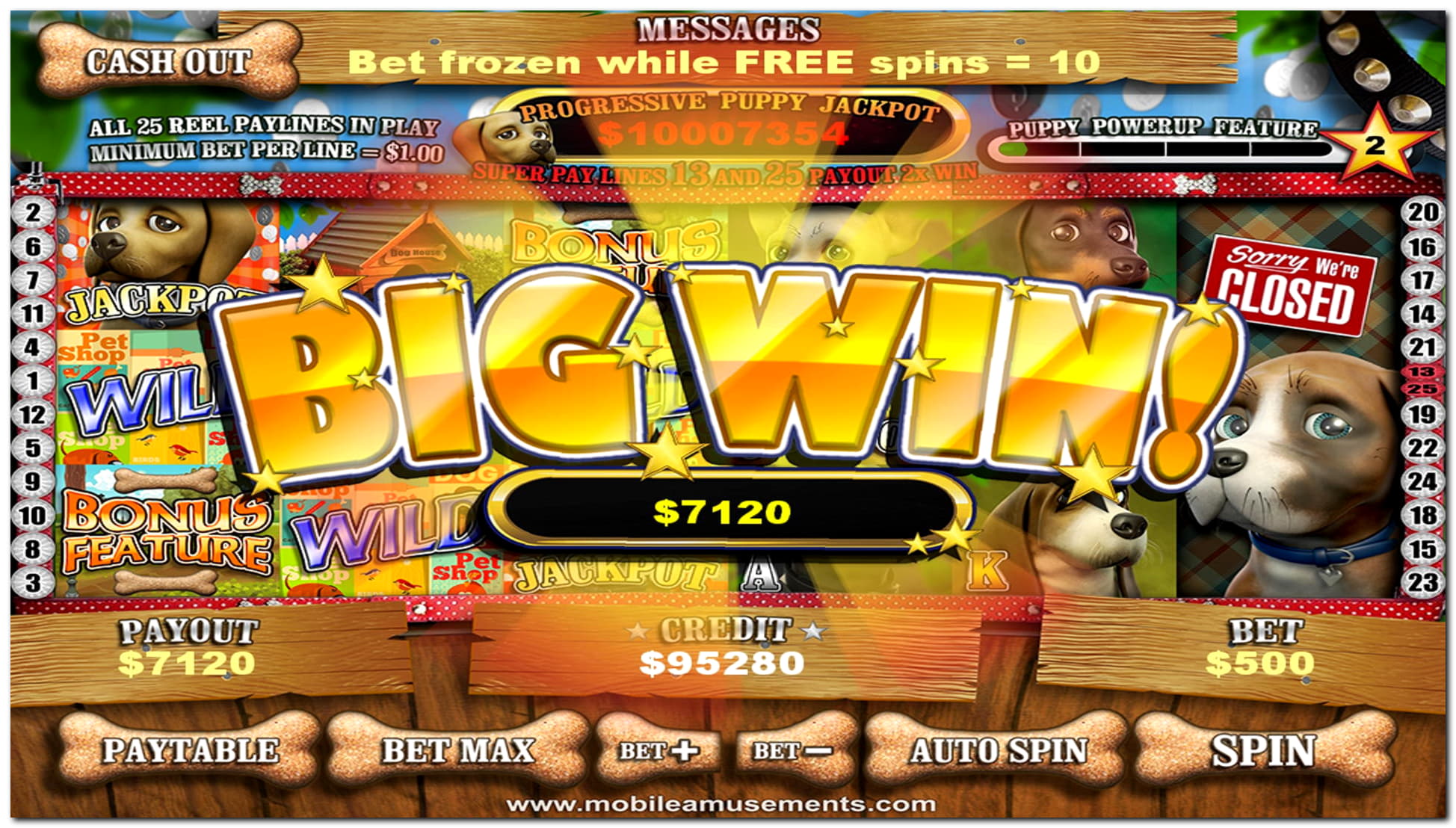 €715 No Deposit at Wild Slots Casino