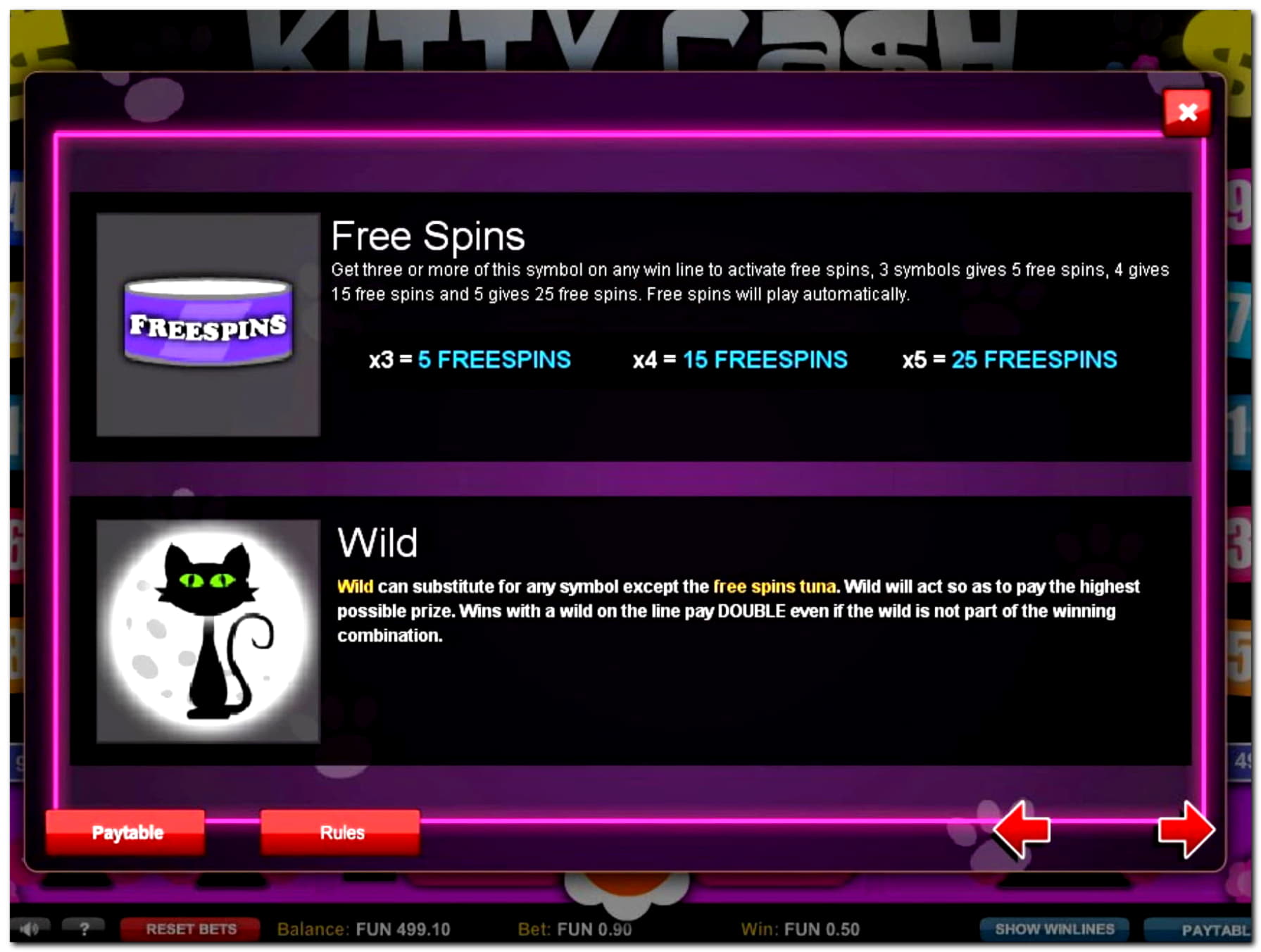 50 Free spins casino at Net Bet Casino