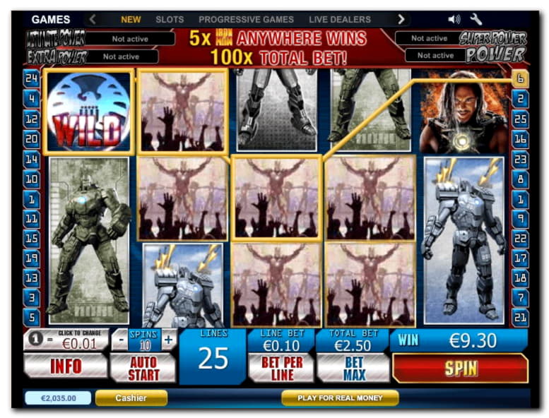 EURO 455 free chip at Mansion Casino