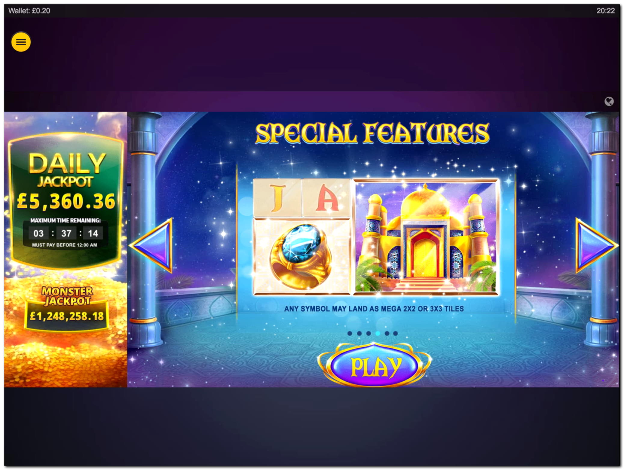 160% Match at a casino at Energy Casino