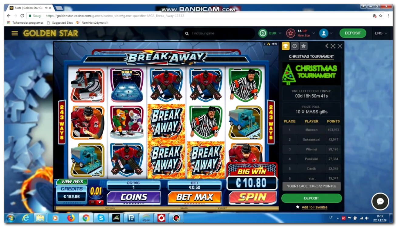 260 free spins at Wix Stars Casino