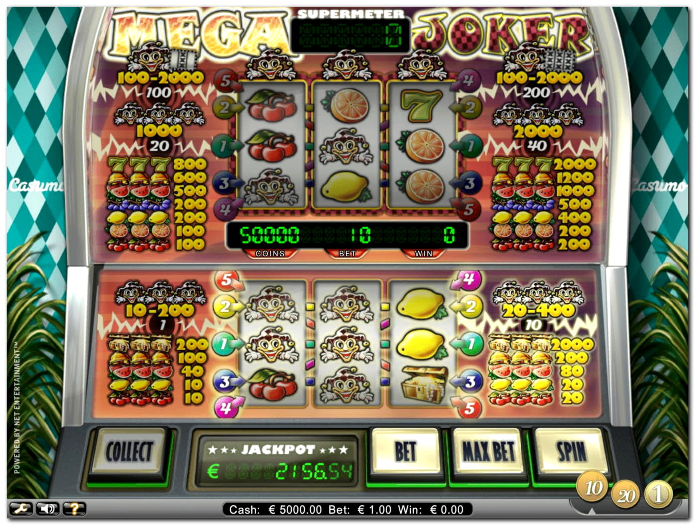Eur 200 casino chip at Net Bet Casino