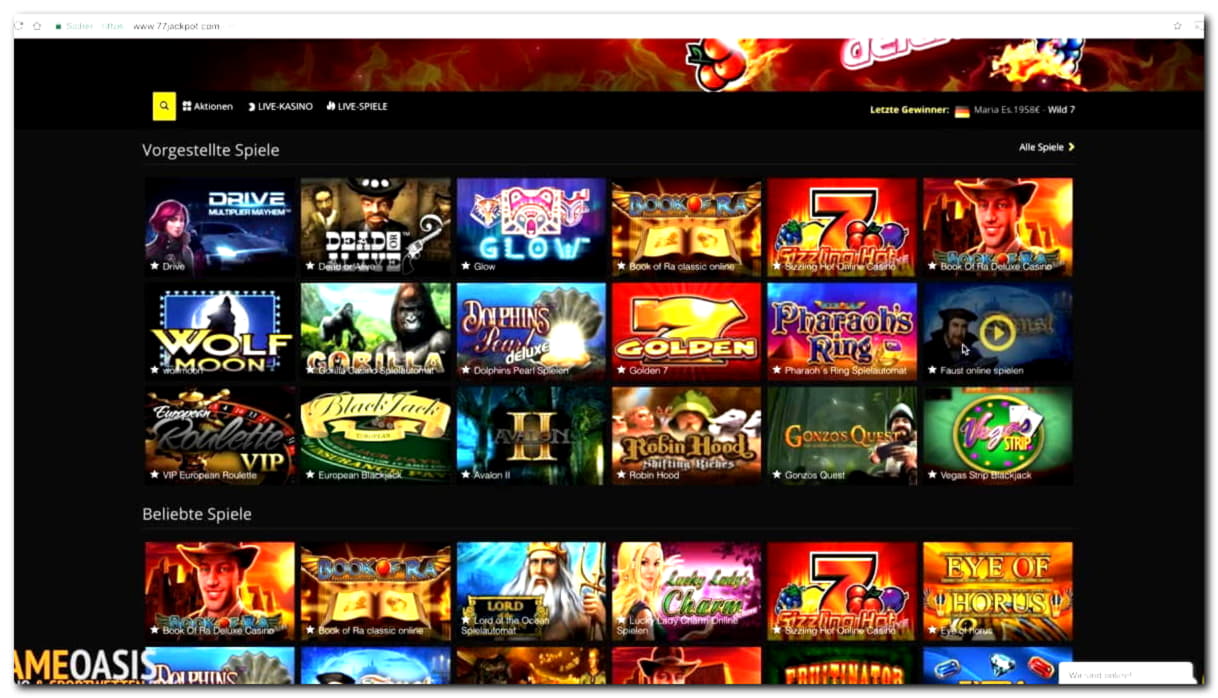 105% First deposit bonus at Unique Casino