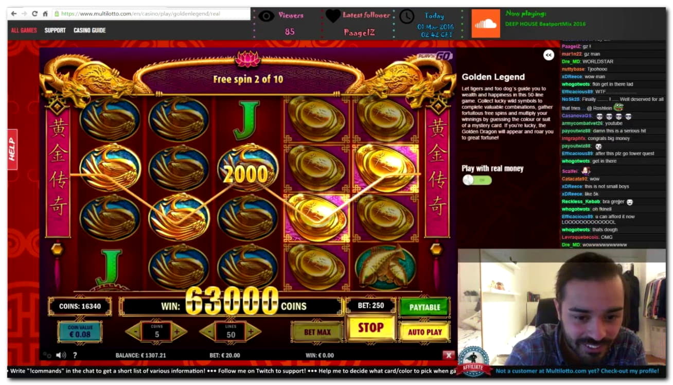 100% Match bonus casino at Gluck24 Casino