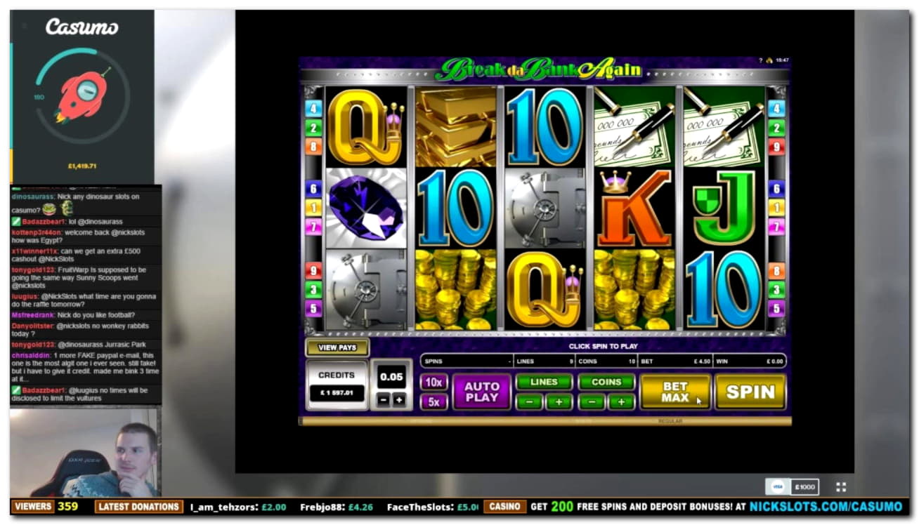 855% Signup casino bonus at Wix Stars Casino