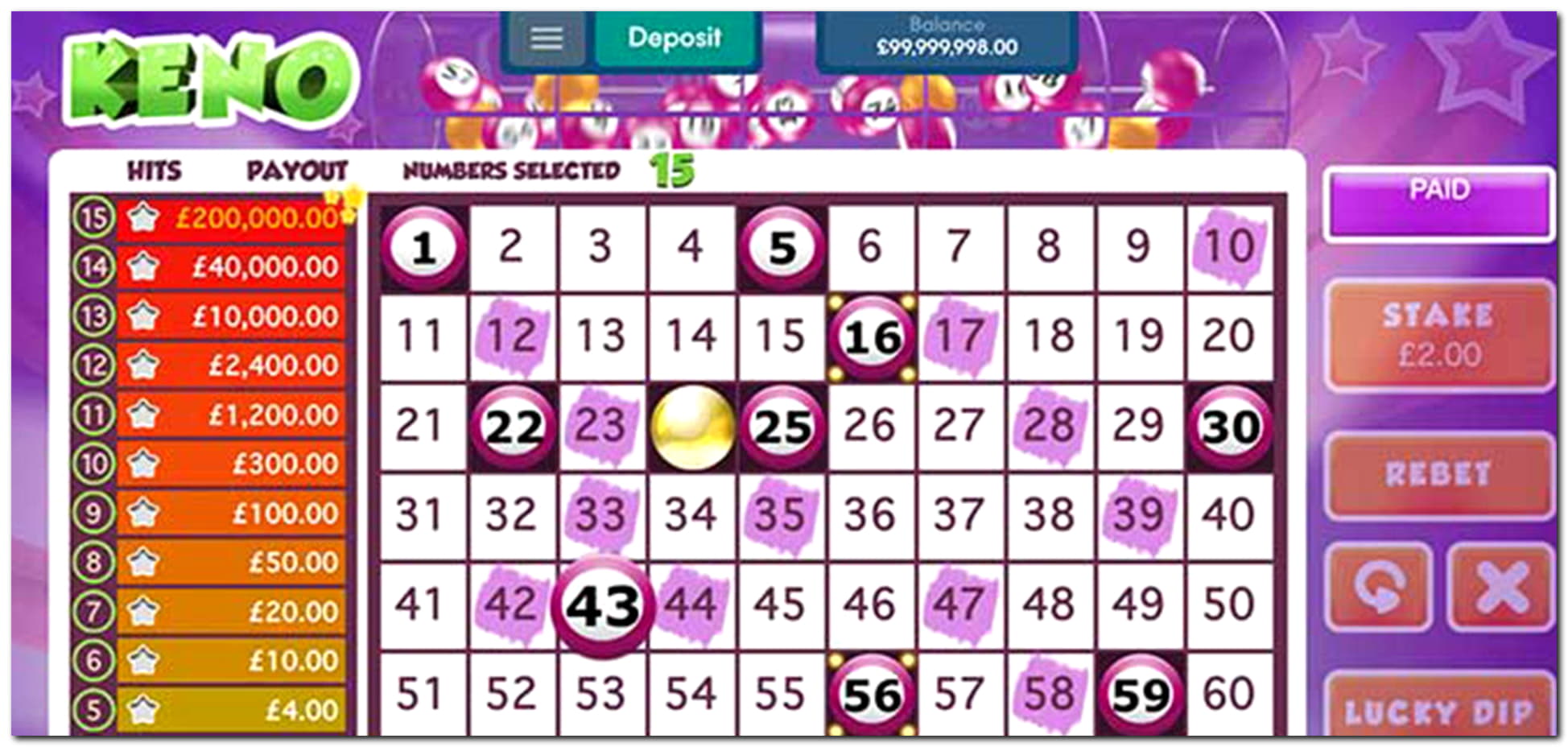 285 Free spins casino at BGO Casino