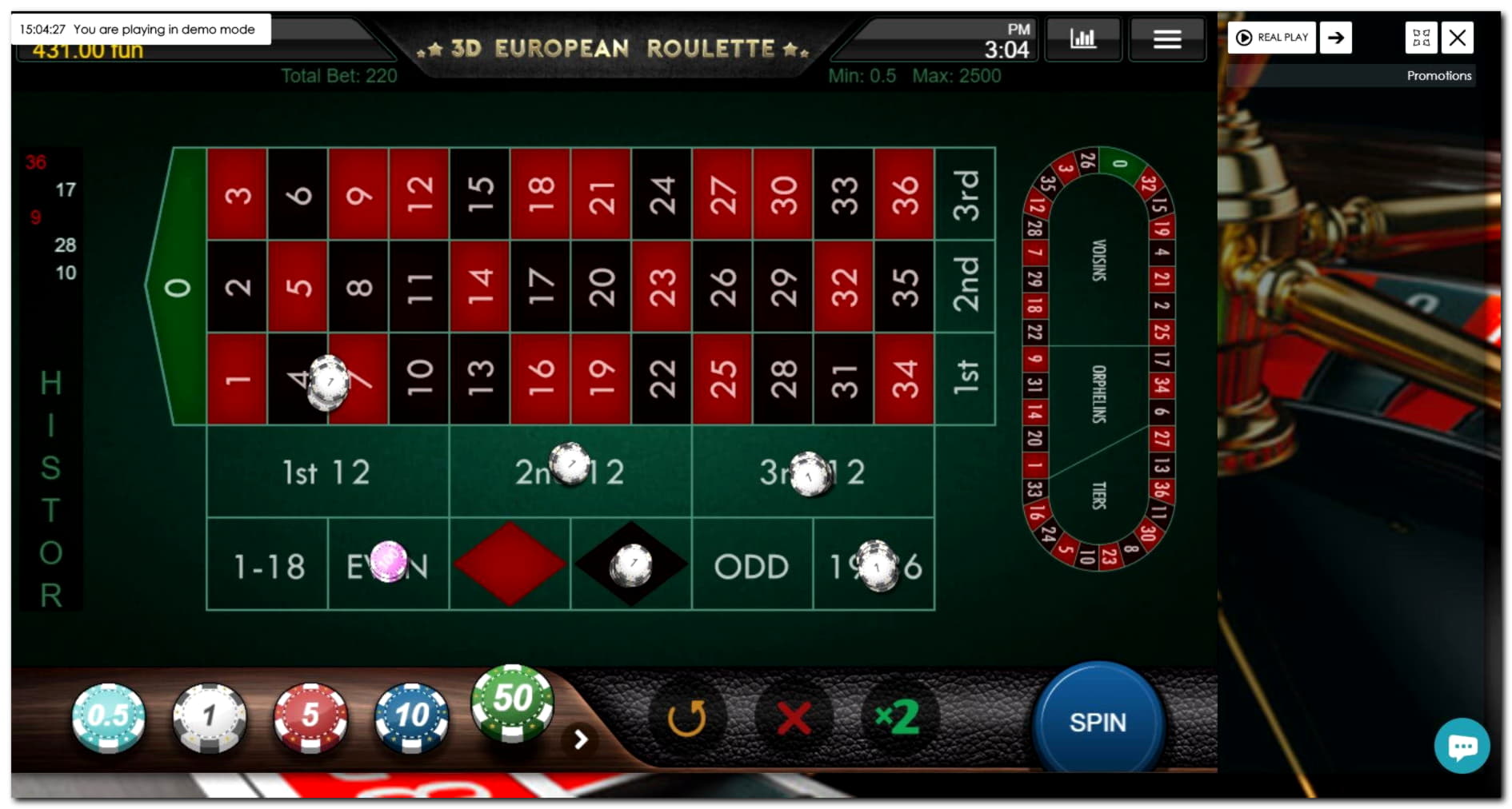 295 free spins no deposit at Red Ping Win Casino