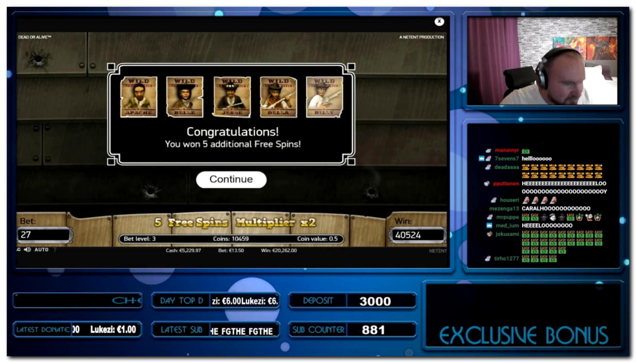 55 Loyalty Free Spins! at Bonanza Game Casino