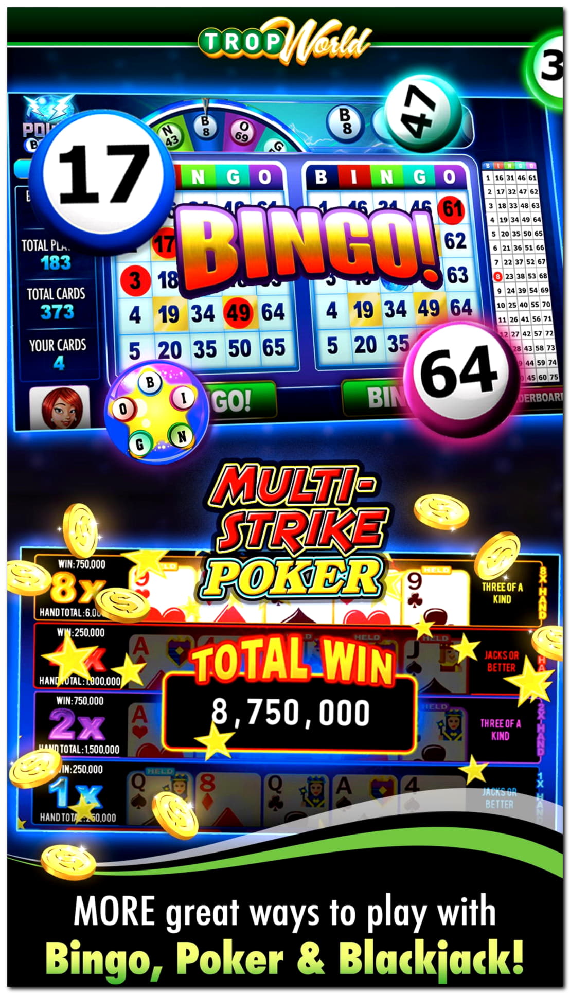 750% First Deposit Bonus at Mansion Casino