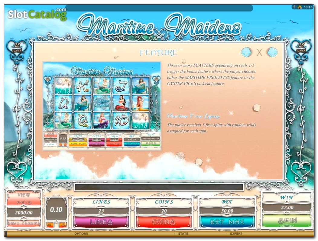 225 Free spins at Casino Luck