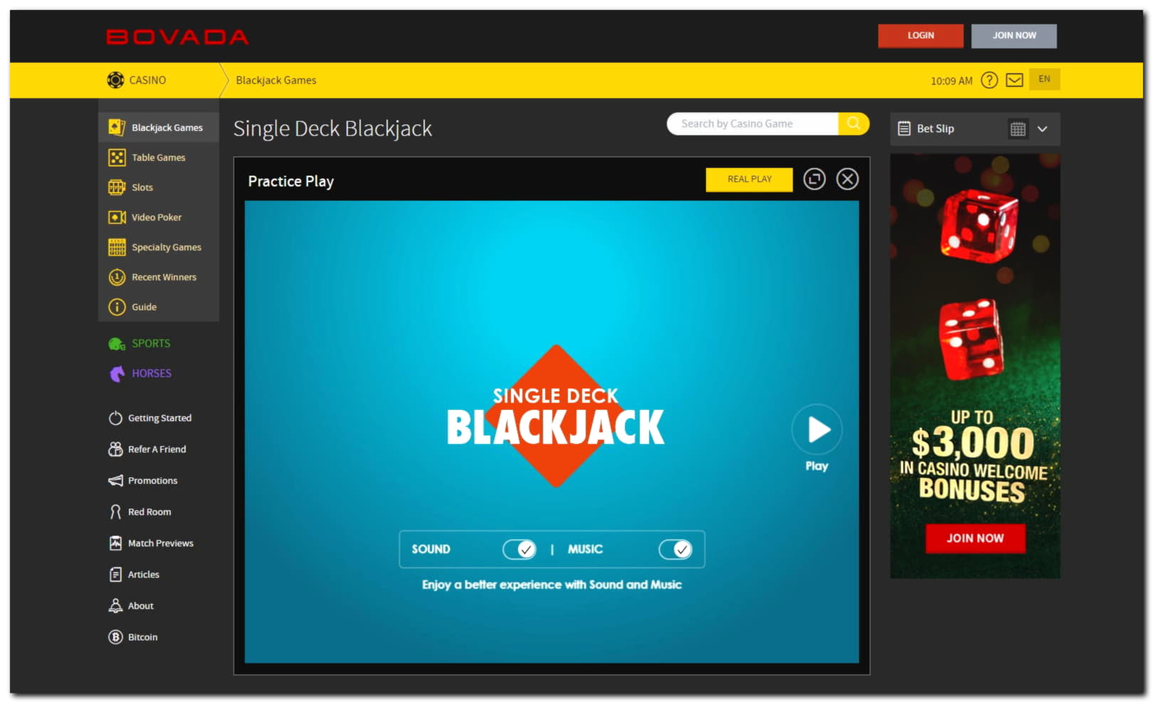 620% Match at a casino at Karamba Casino