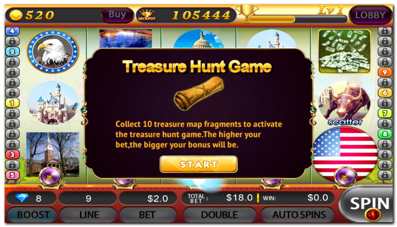 105 FREE Spins at Casino Luck