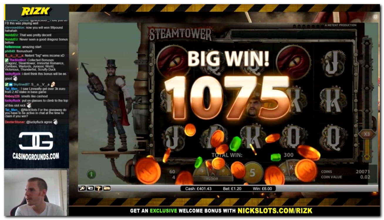 555% Deposit match bonus at Winner Casino
