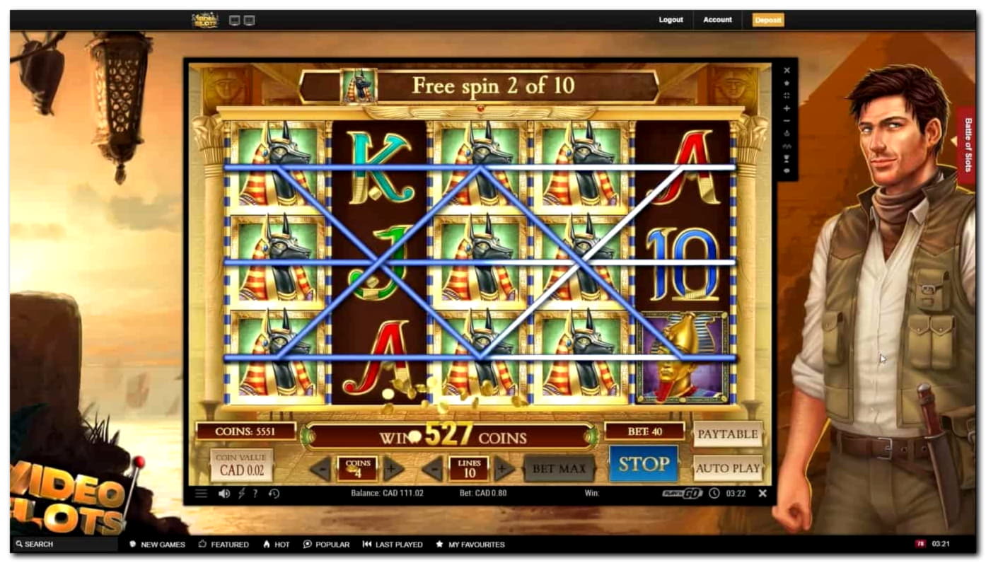 180 free casino spins at Wix Stars Casino