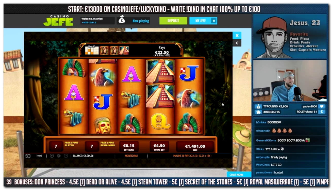 Eur 490 free chip casino at Casino-X
