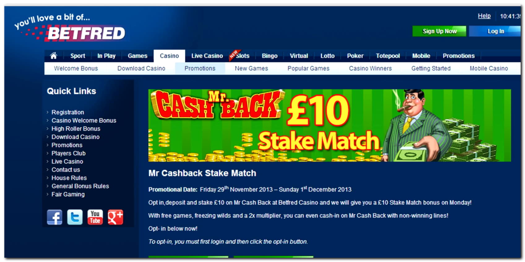 545% Match Bonus at Unique Casino