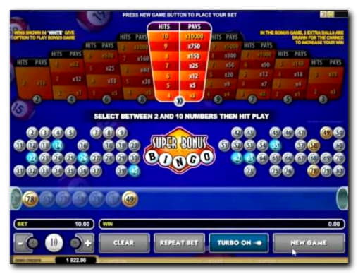 310% casino match bonus at Bonanza Game Casino