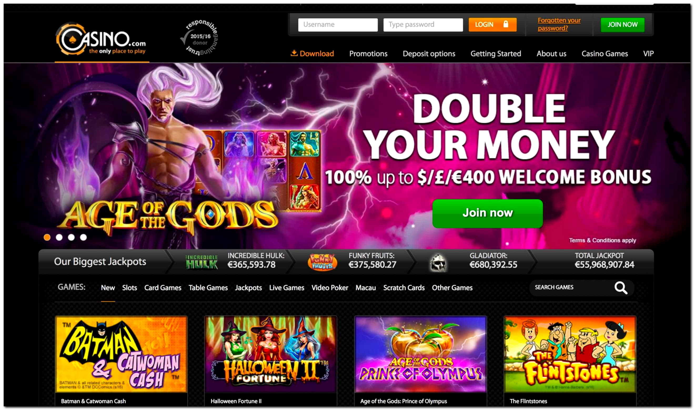 345% Welcome Bonus at Bonanza Game Casino