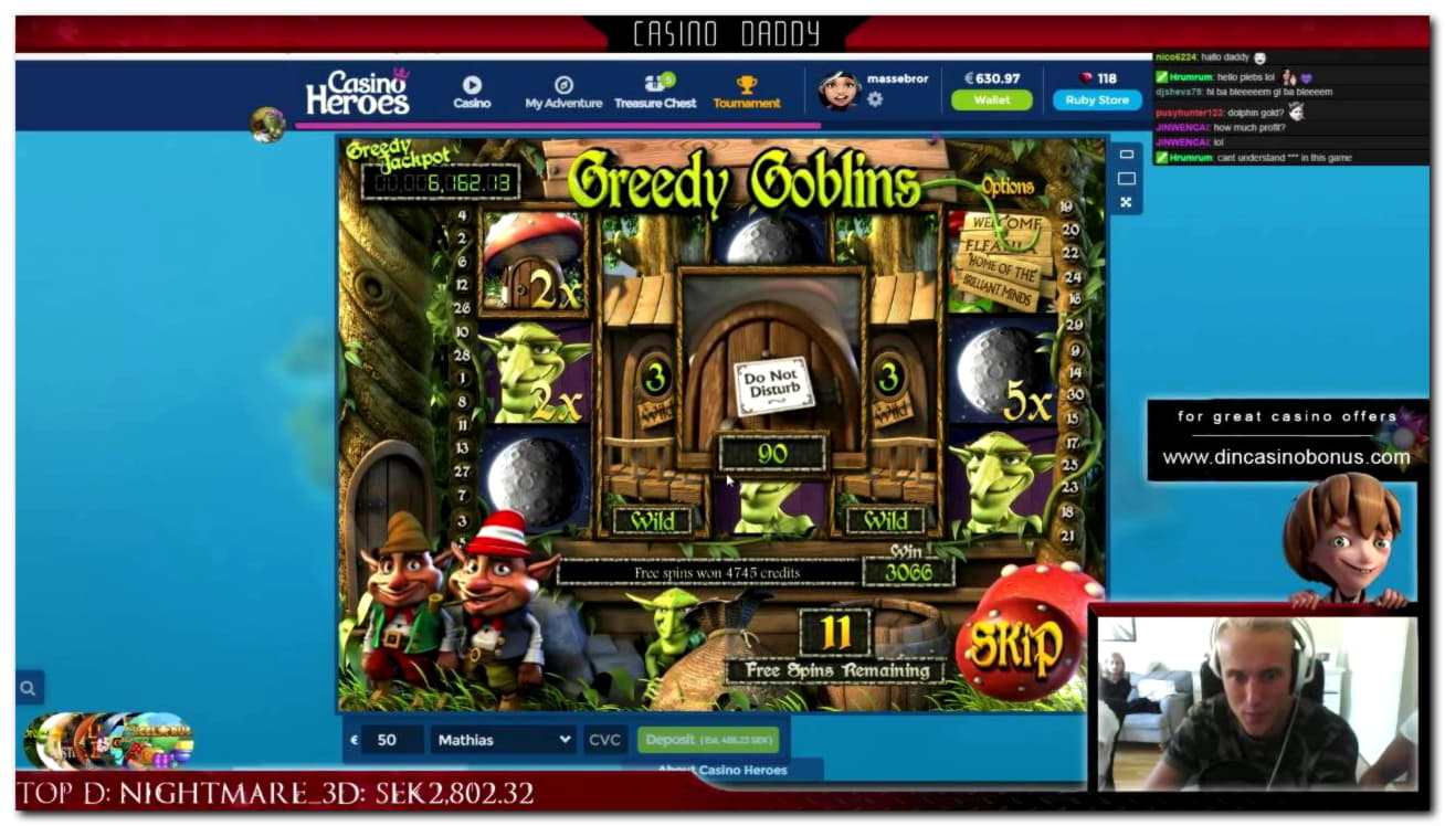 185 free spins no deposit casino at Energy Casino
