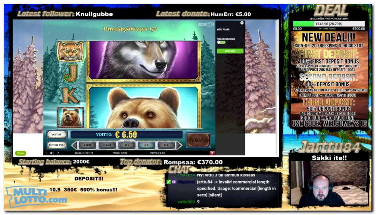 EUR 95 Casino Tournament at Big Dollar Casino