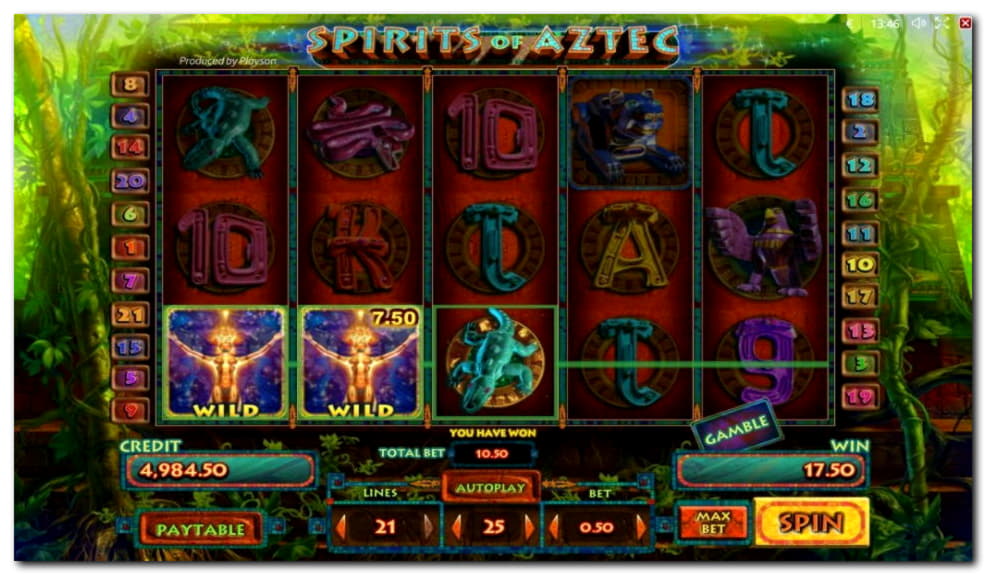 £340 free chip at Mansion Casino