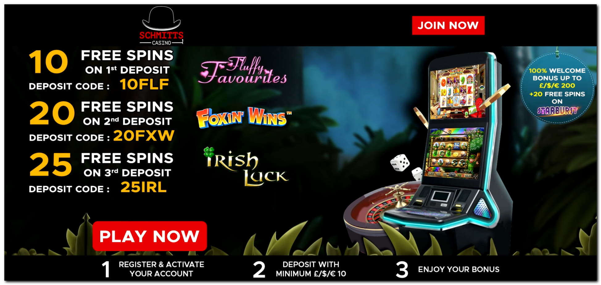 33 free spins at Jackpot City Casino