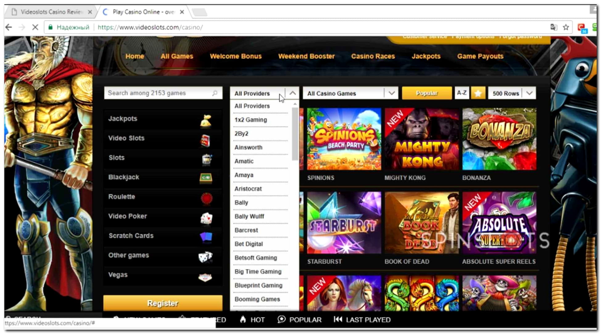 EUR 99 Online Casino Tournament at Bonanza Game Casino
