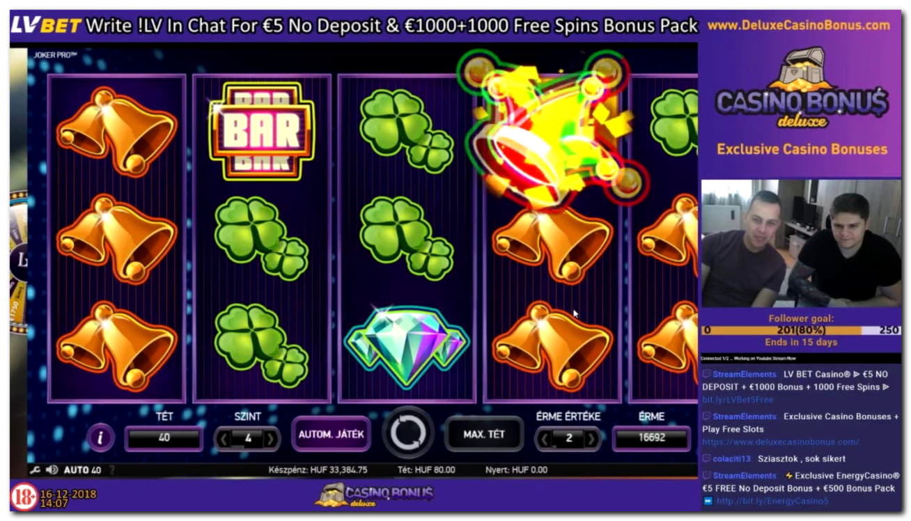290 Free spins no deposit at Casino Luck