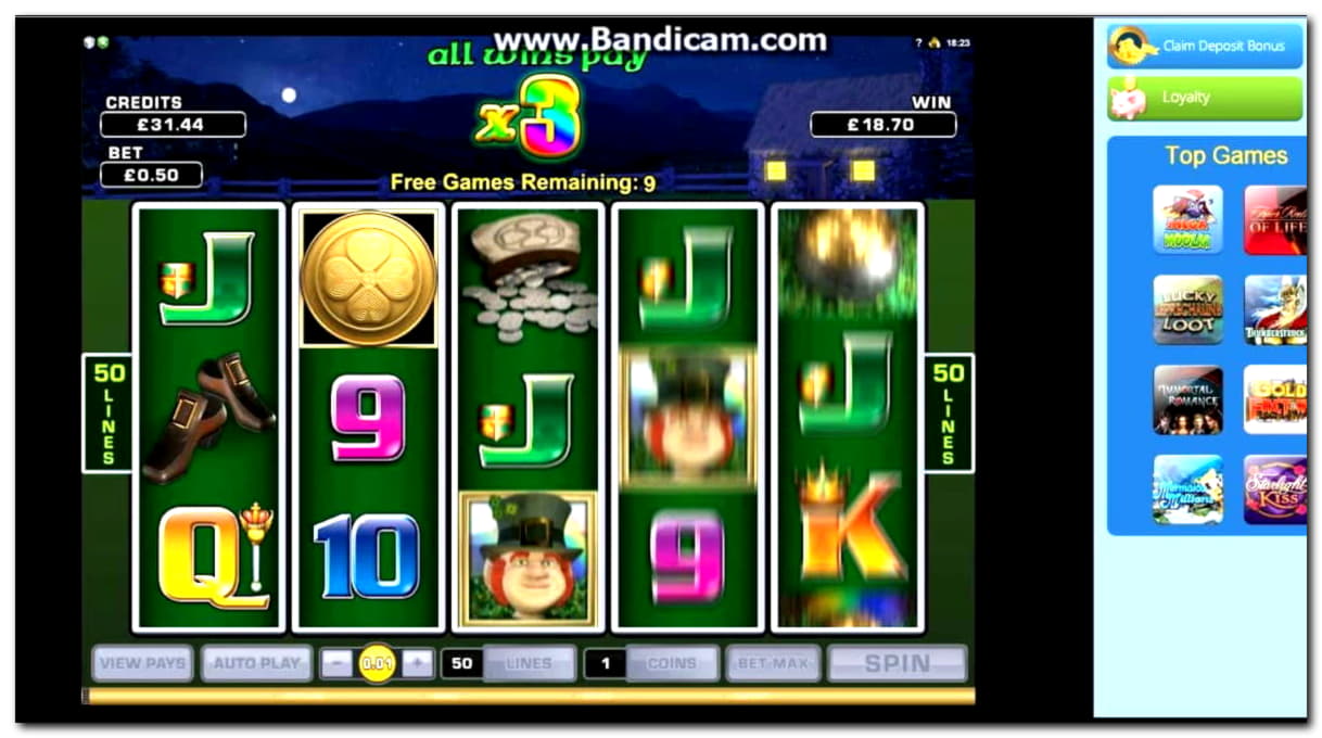 33 free casino spins at Unique Casino