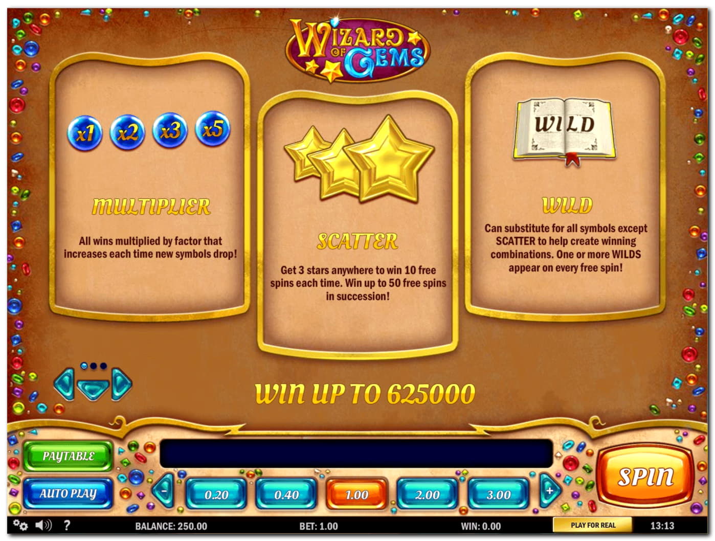 250 free casino spins at Mansion Casino
