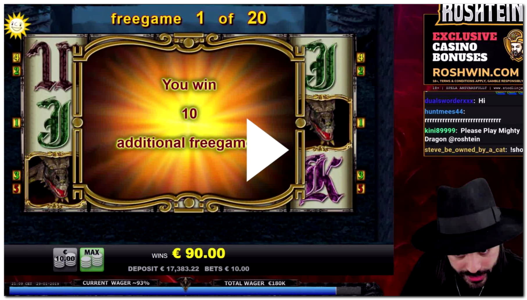 66 Free spins no deposit casino at Winner Casino