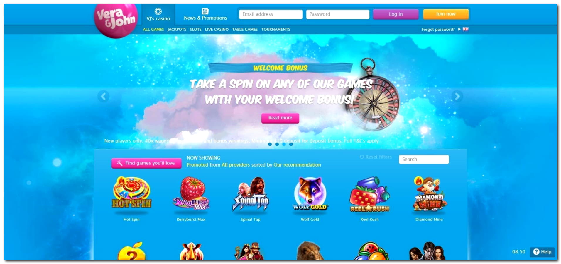 Eur 645 Free Cash at 888 Casino