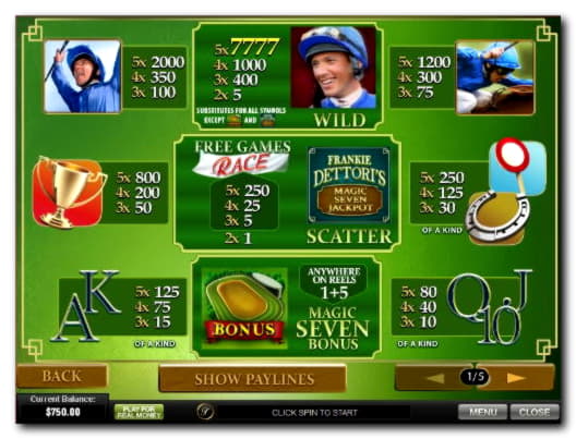 230% Deposit Match Bonus at Casino Luck
