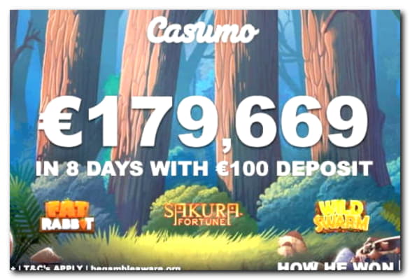 115 Free casino spins at CasiPlay Casino