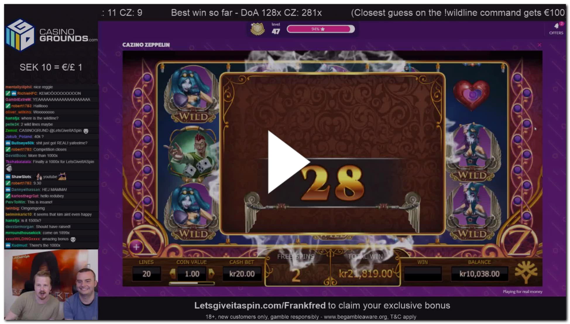 EURO 1250 No deposit bonus casino at Red Ping Win Casino