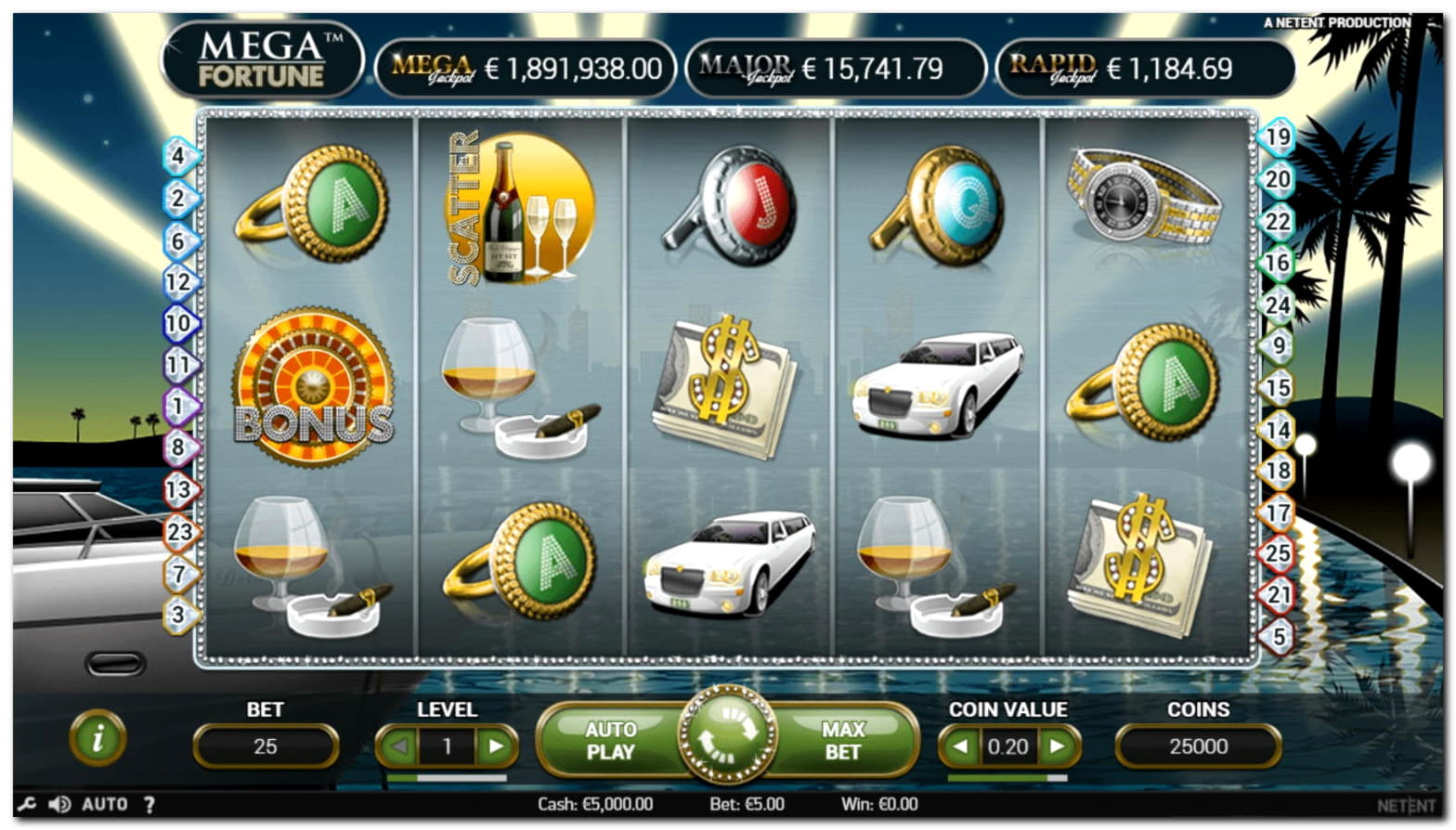 755% No Rules Bonus! at Casino Luck