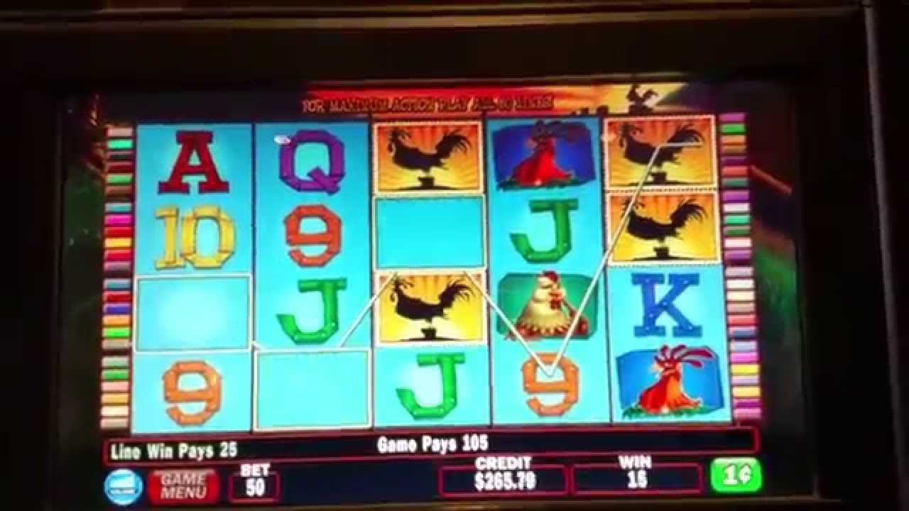 crimson Rooster slot machine at Resorts World Luxenburg Casino