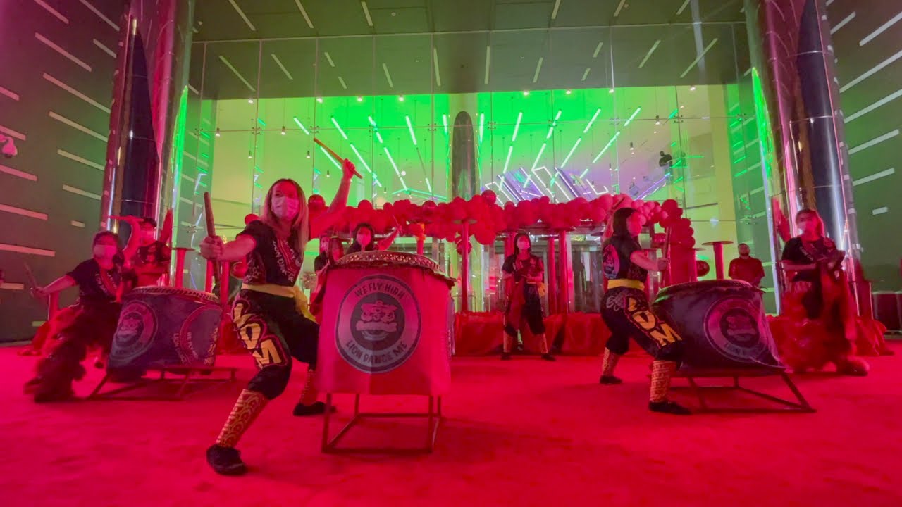 LionDanceME Drumming Routine || Resorts World Las Vegas Luxenburg Casino and Hotel Grand Opening