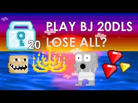 IM BACK! PLAYING BJ WITH 20DLS! WIN OR NO? | Growtopia Online Casino Luxenburg Indonesia