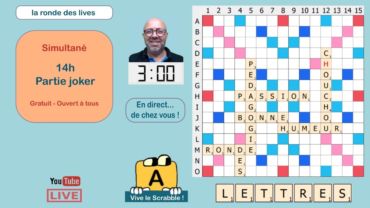 Partie 343 – Scrabble duplicate
