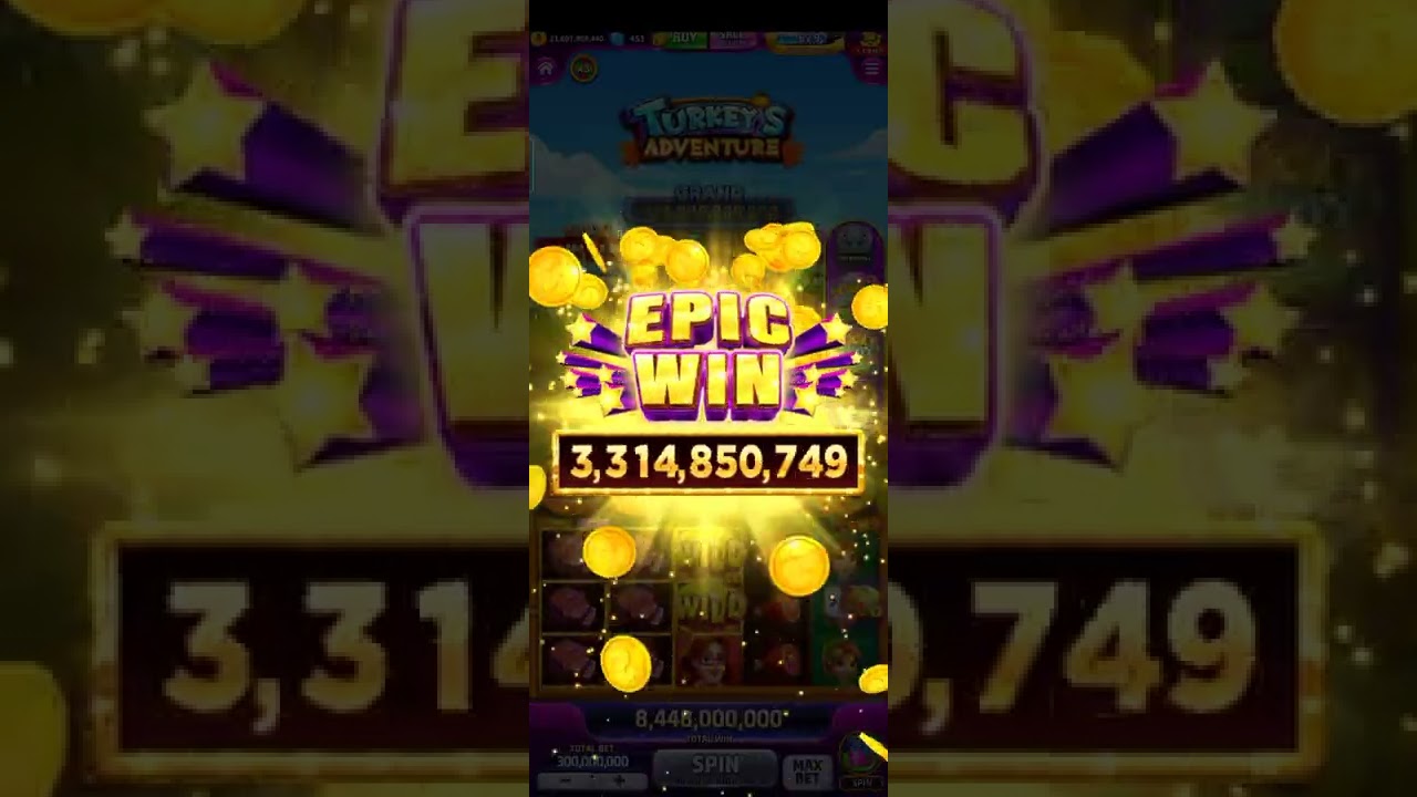 Epic Win ‎@Jackpot World™️ - Slots Casino   : Turkey's Adventure Featured Game  Egg Rolls