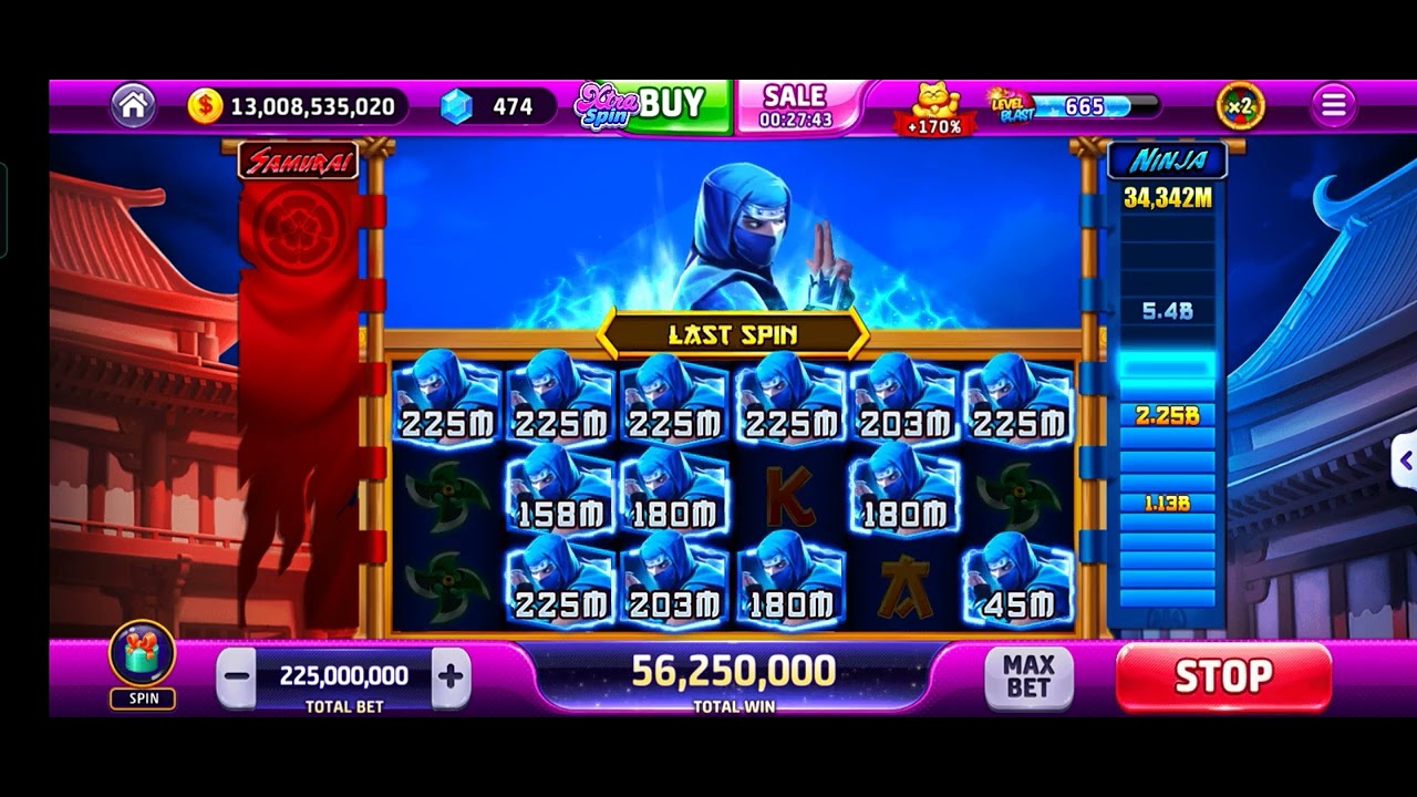 Epic Win ‎@Jackpot World™️ - Slots Casino   :Samurai And Ninja Featured Game Ninja Mode