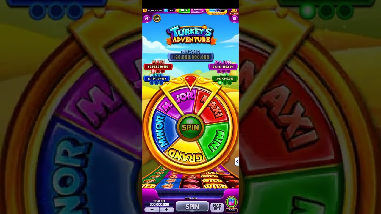 Mega Win ‎@Jackpot World™️ - Slots Casino   : Turkey's Adventure Featured Game Jackpot Round